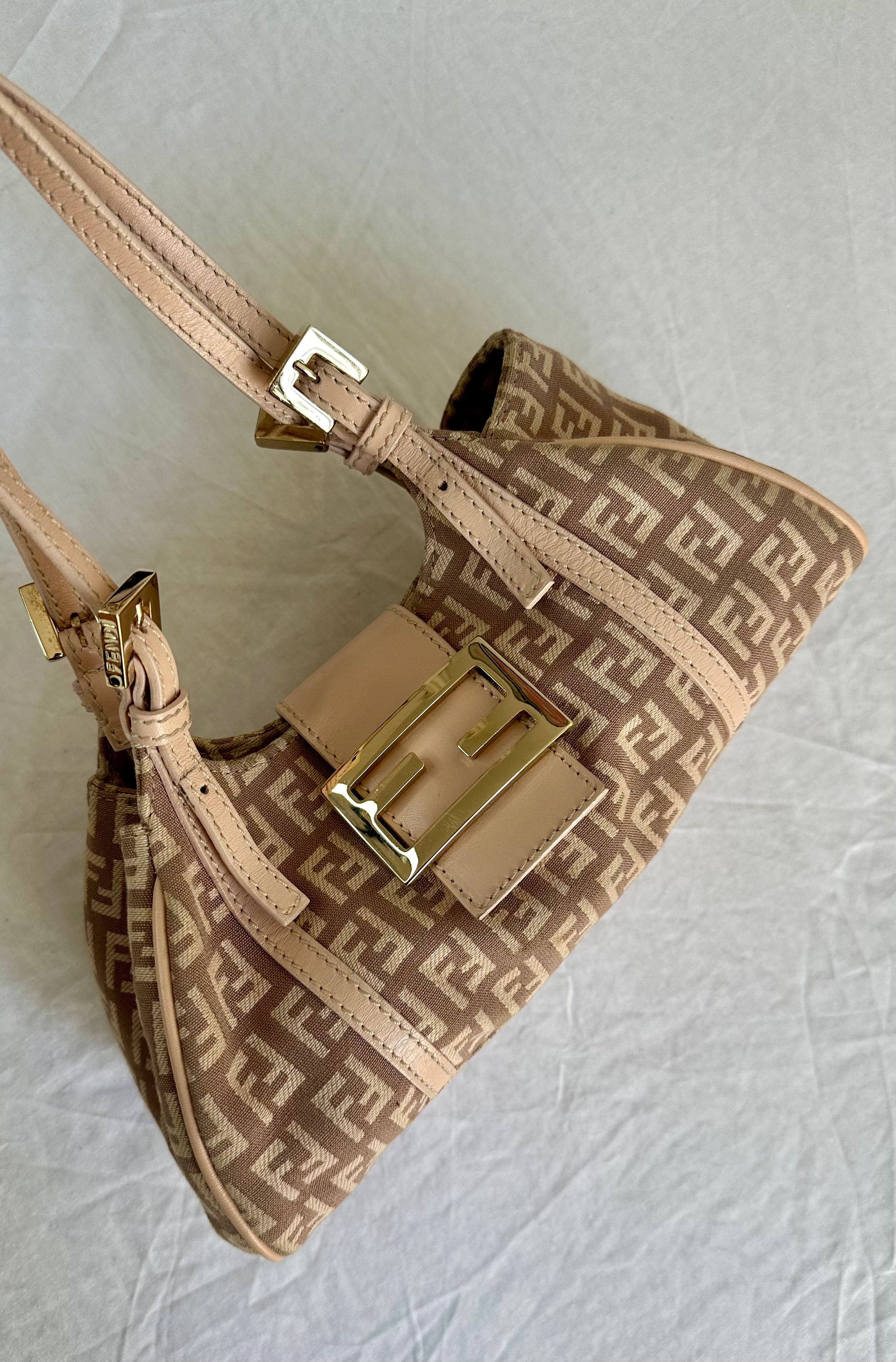 Mini tote Fendi Zucchino