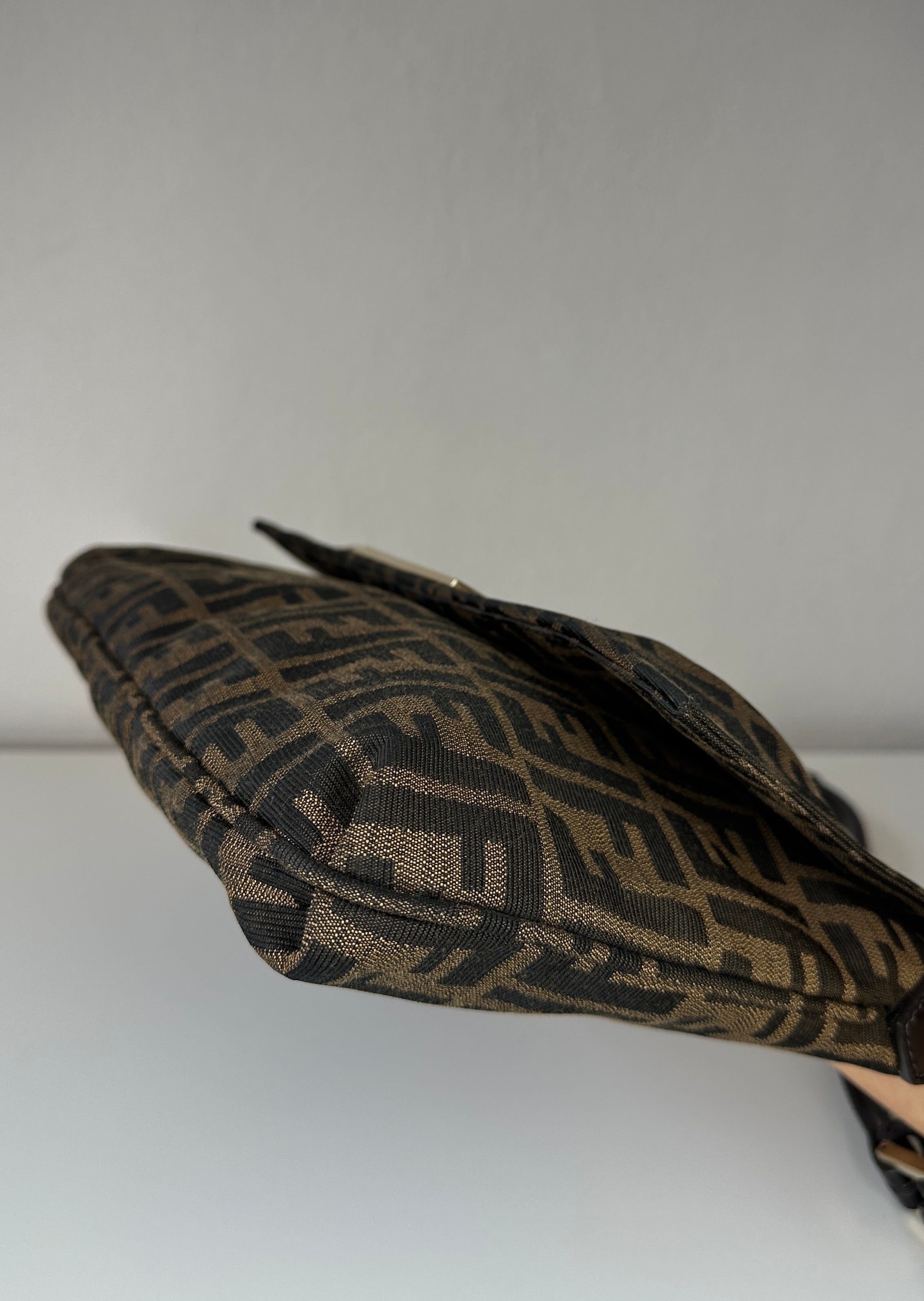 Fendi Baguette Zucca Ruched