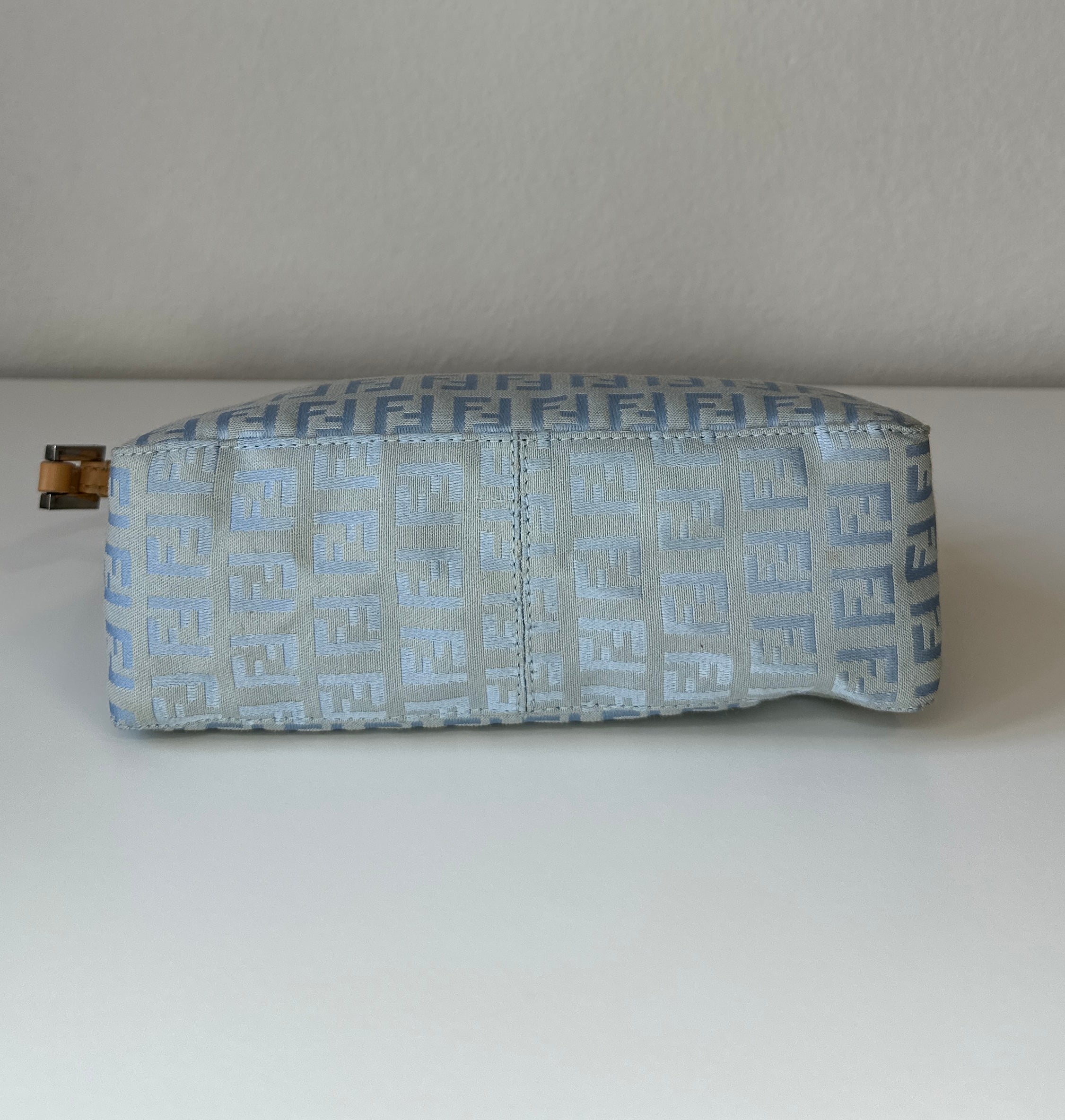 Fendi – Zucchino Pochette – Baby Blue – 2000s