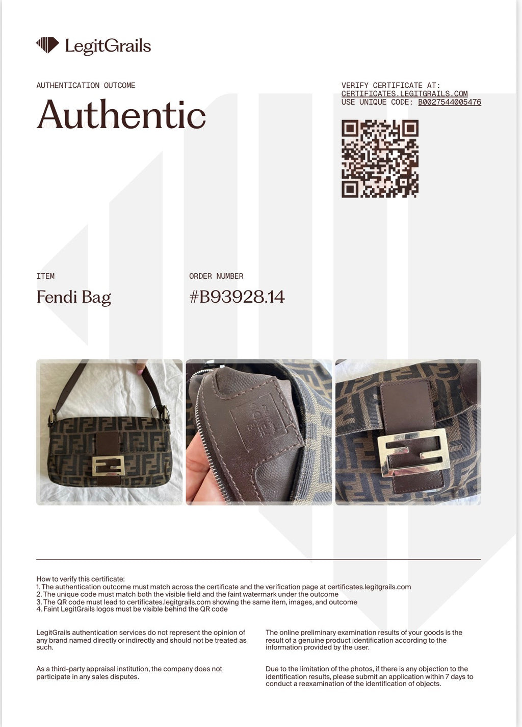 Fendi baguette
