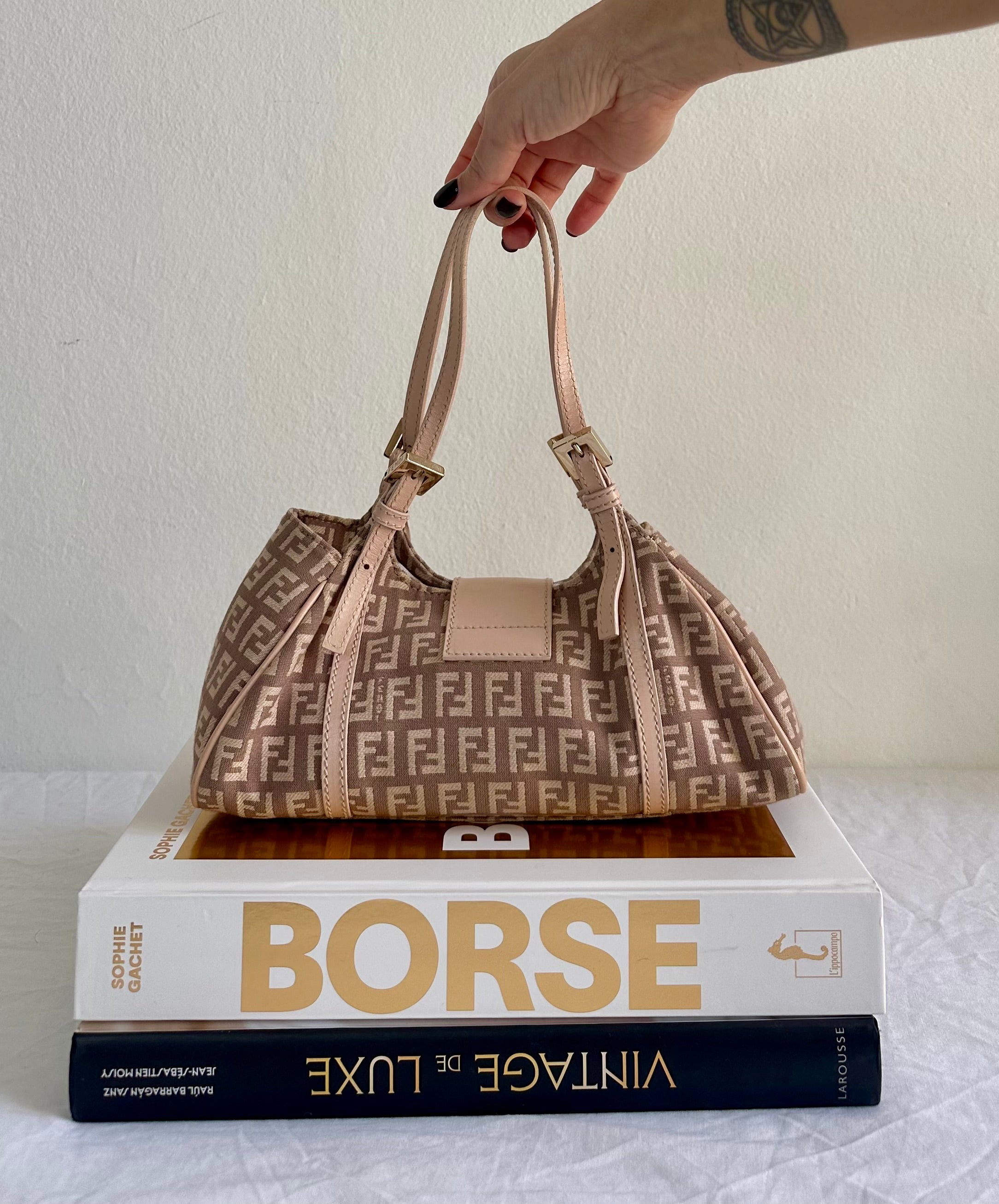 Mini tote Fendi Zucchino