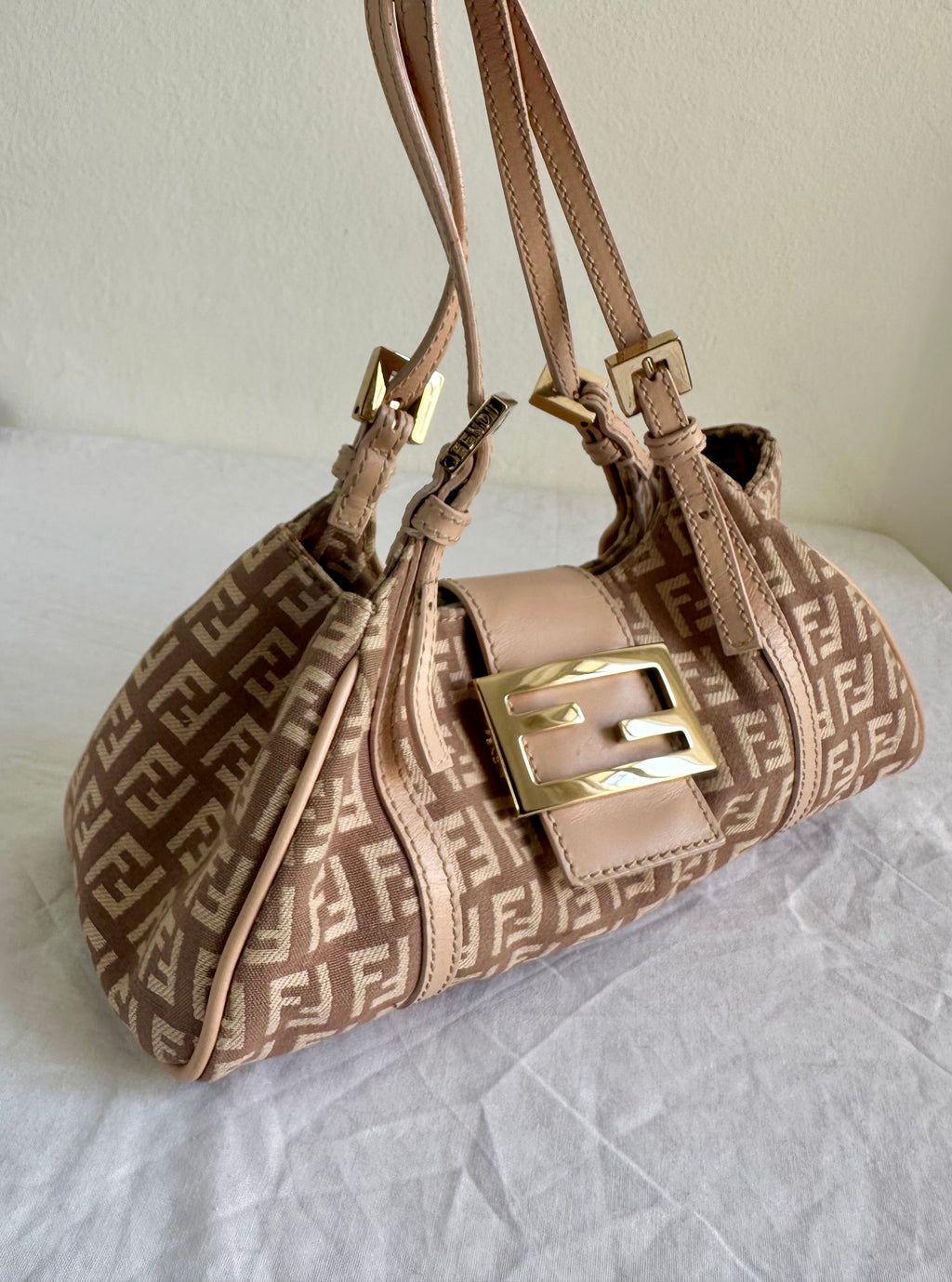 Mini tote Fendi Zucchino