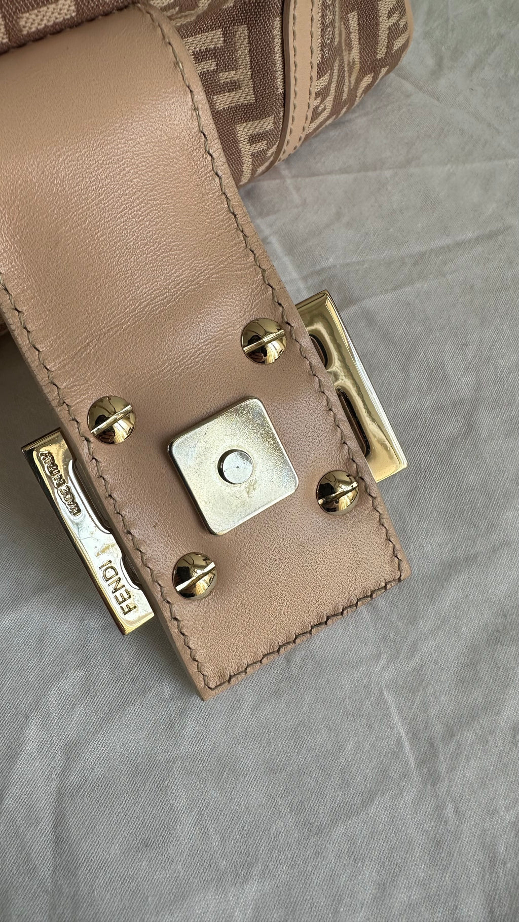 Mini tote Fendi Zucchino