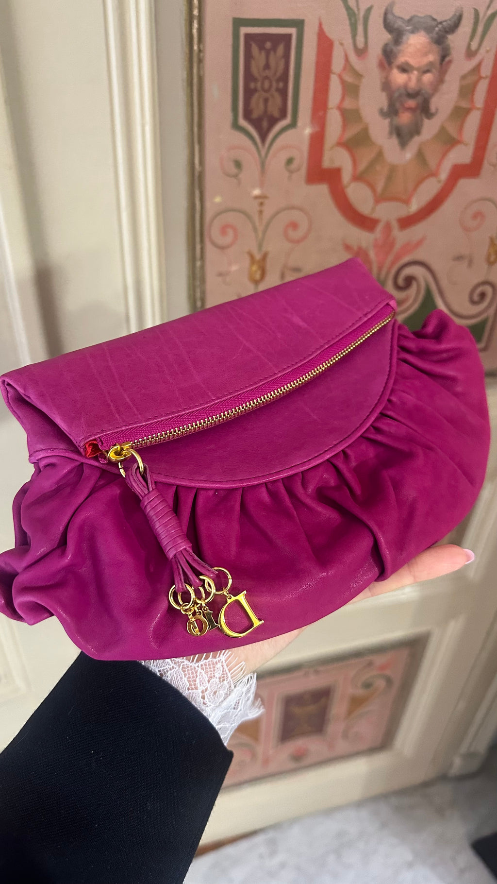Dior – Gipsy Ruched Clutch
