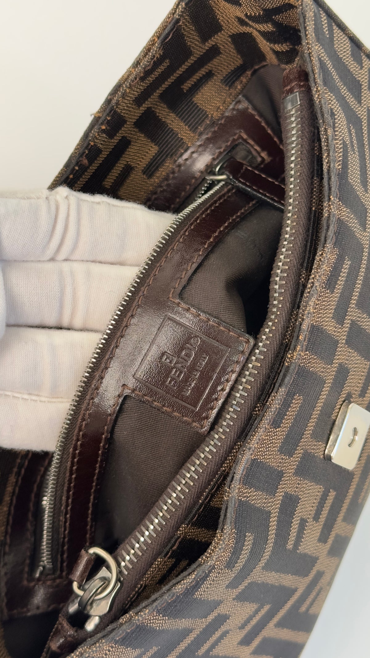 Fendi Zucca Shoulder Bag