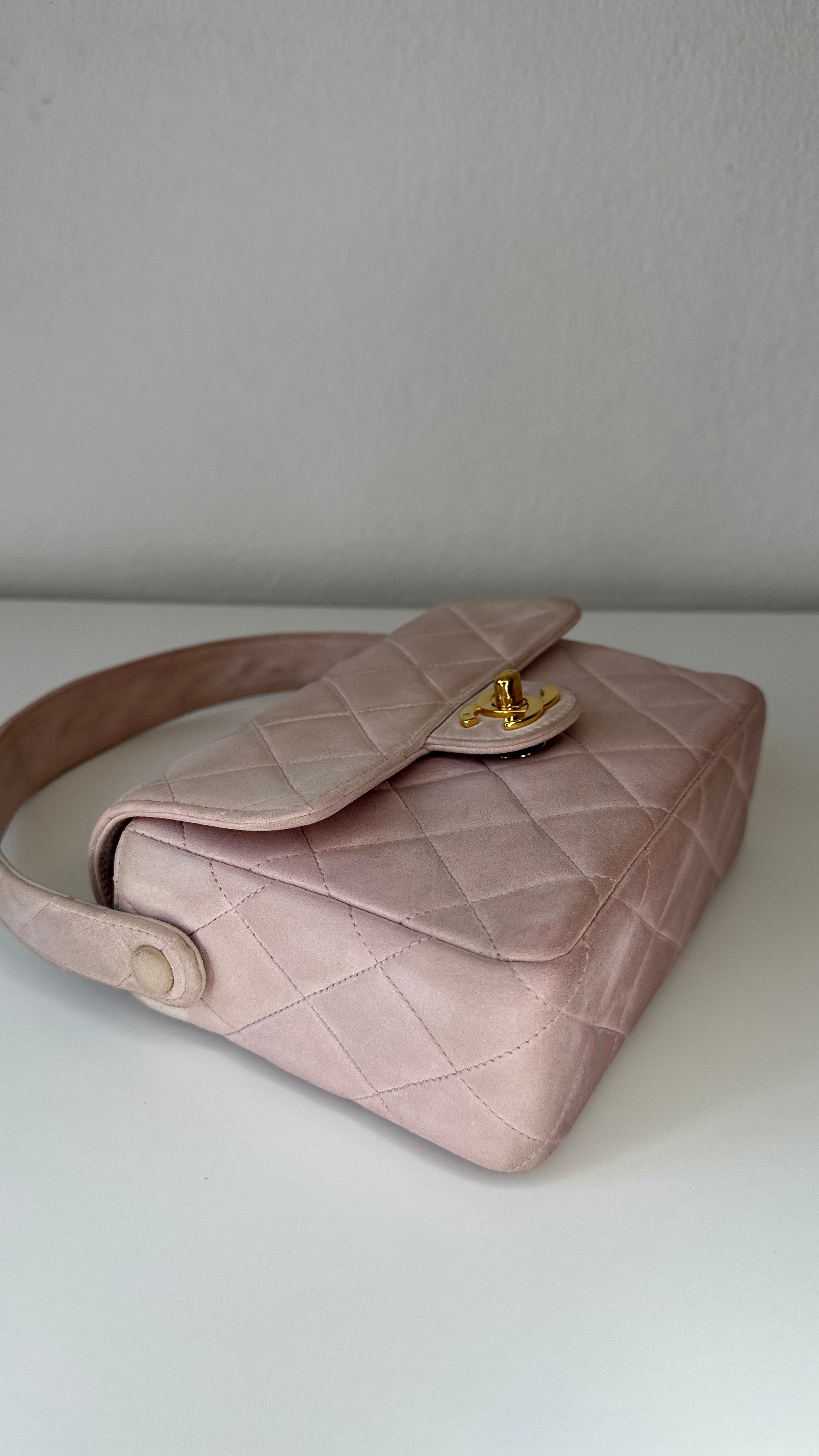 Chanel – Suede Flap Bag