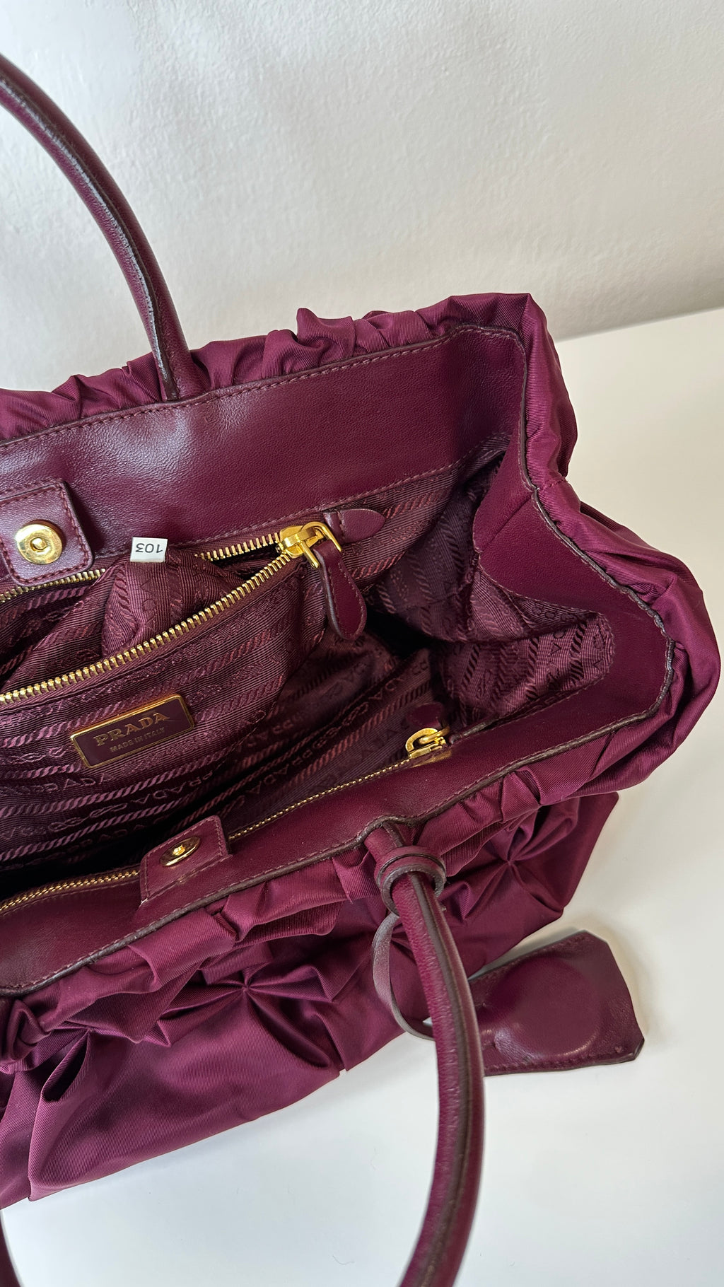 Prada - Tote Plissé