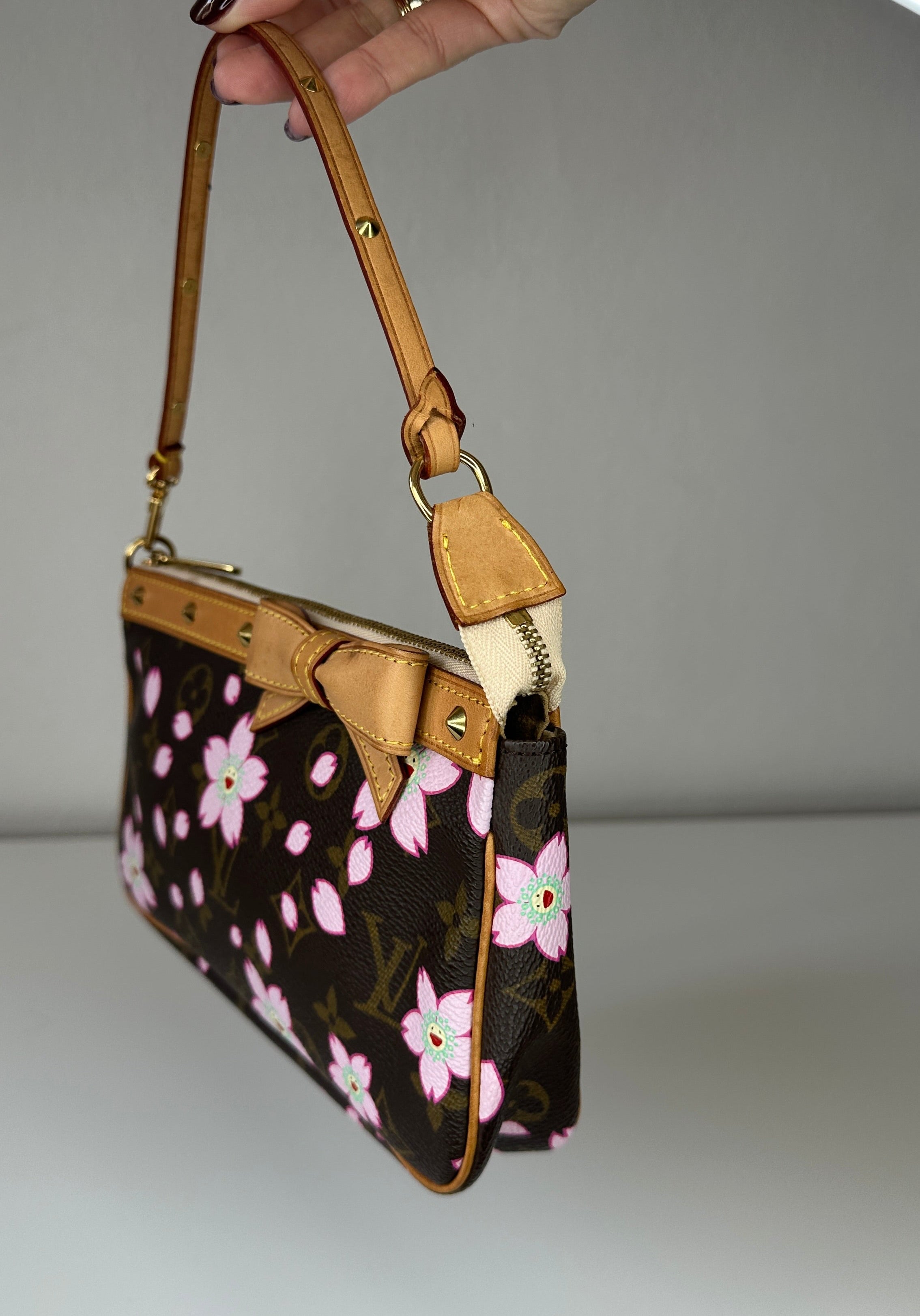 LV x Murakami – Cherry Blossom Pochette – 2003