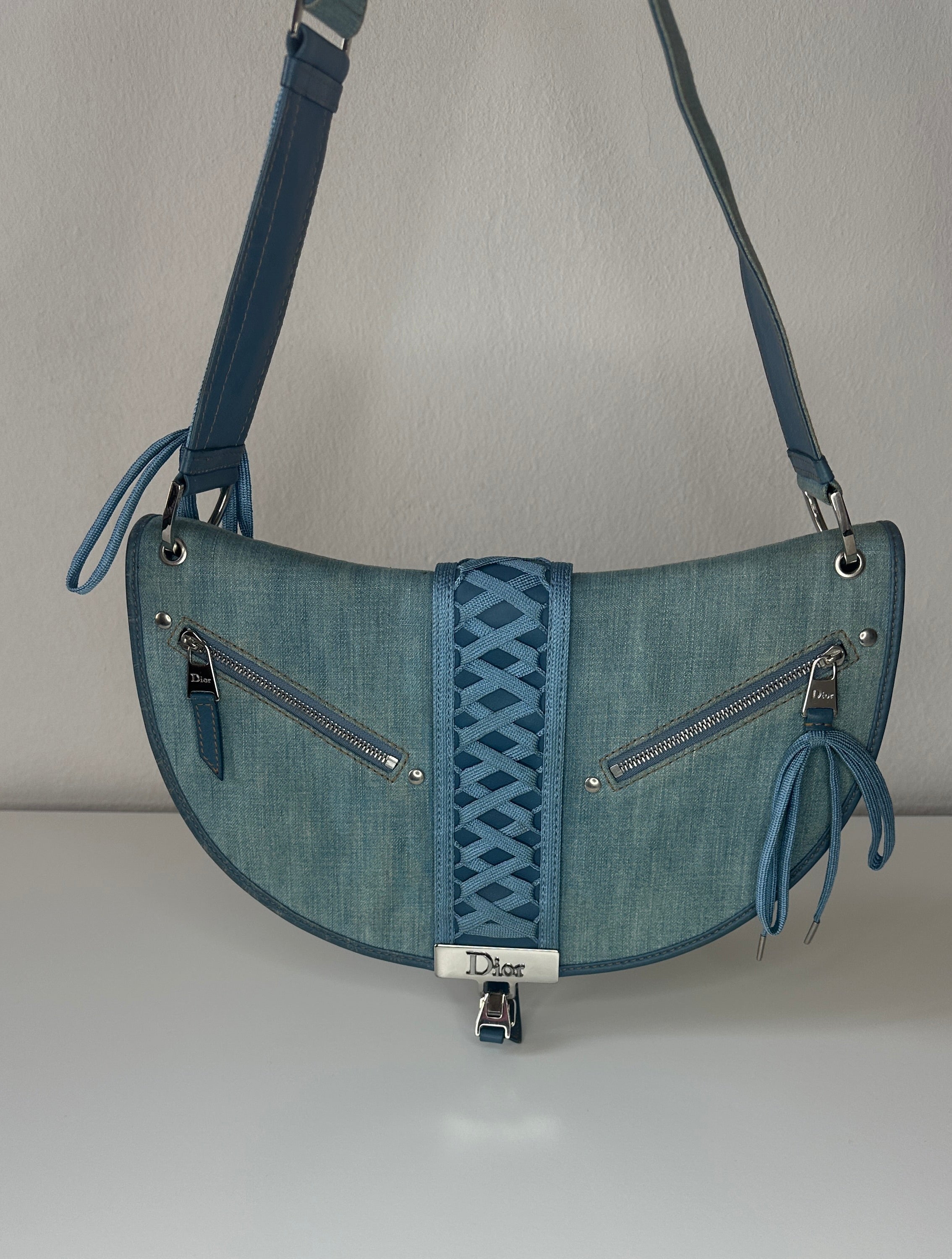 Dior – Denim Saddle Bag – Hardcore Edition – 2000s