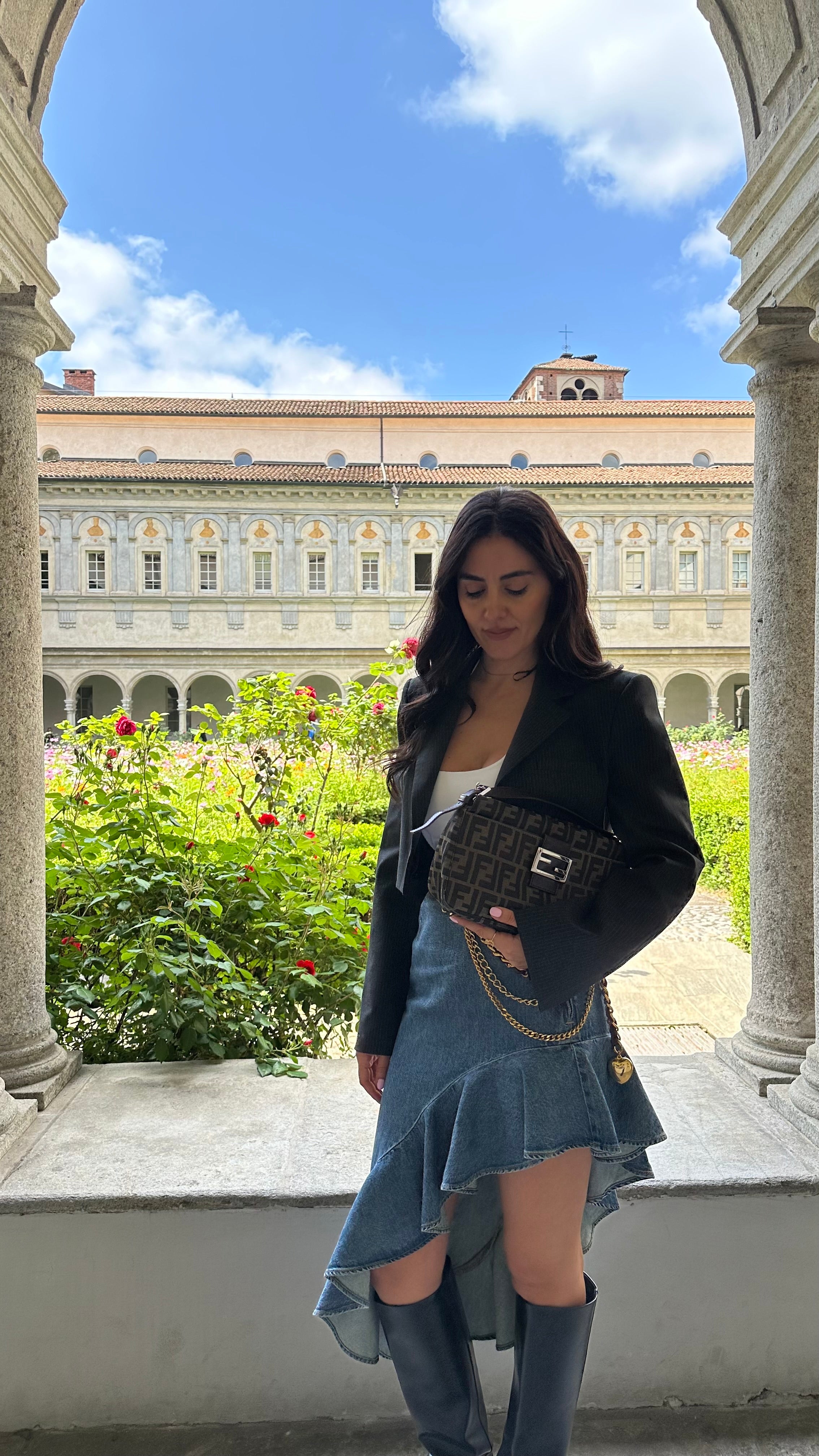 Fendi baguette Zucca