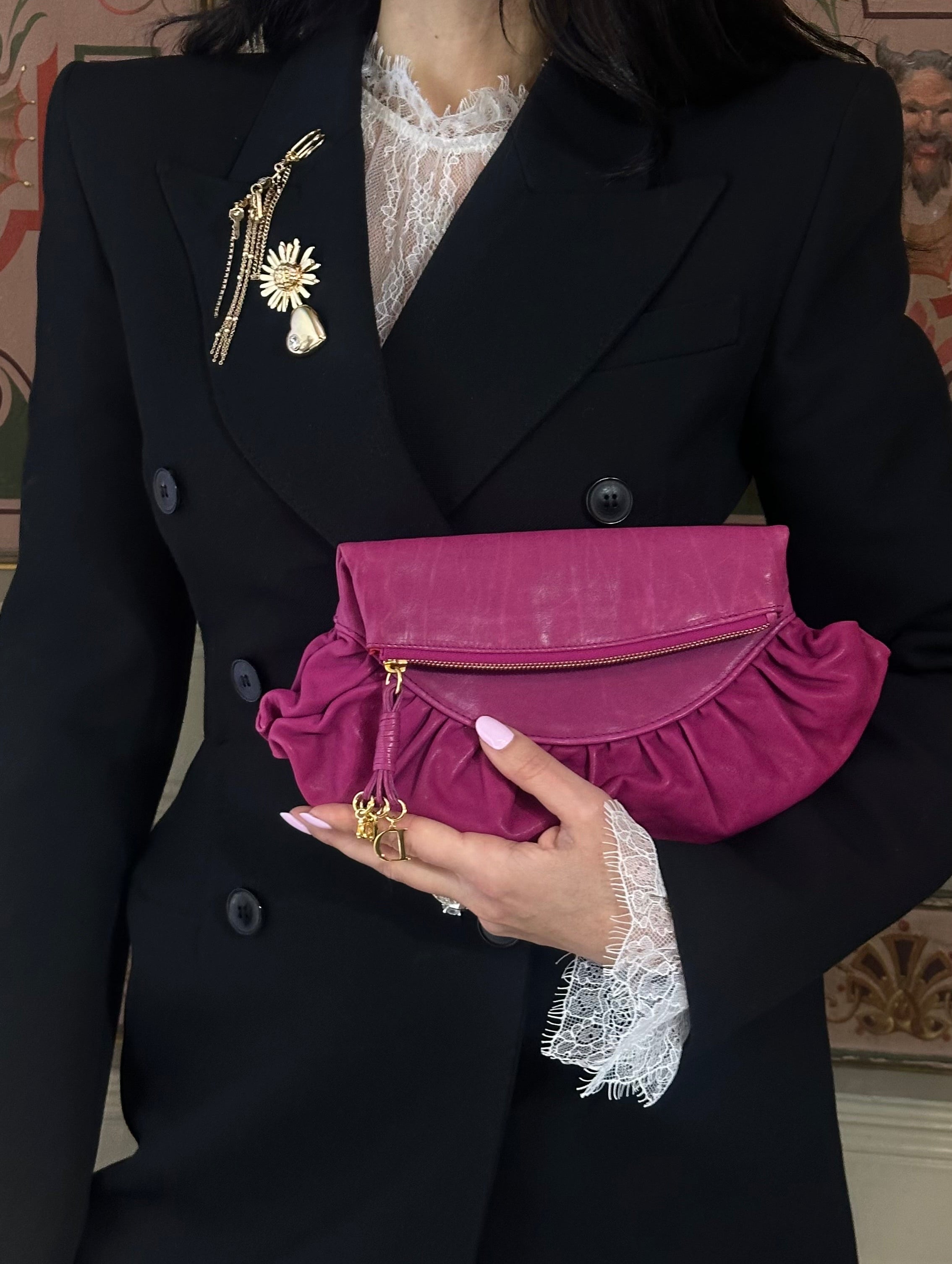 Dior – Gipsy Ruched Clutch
