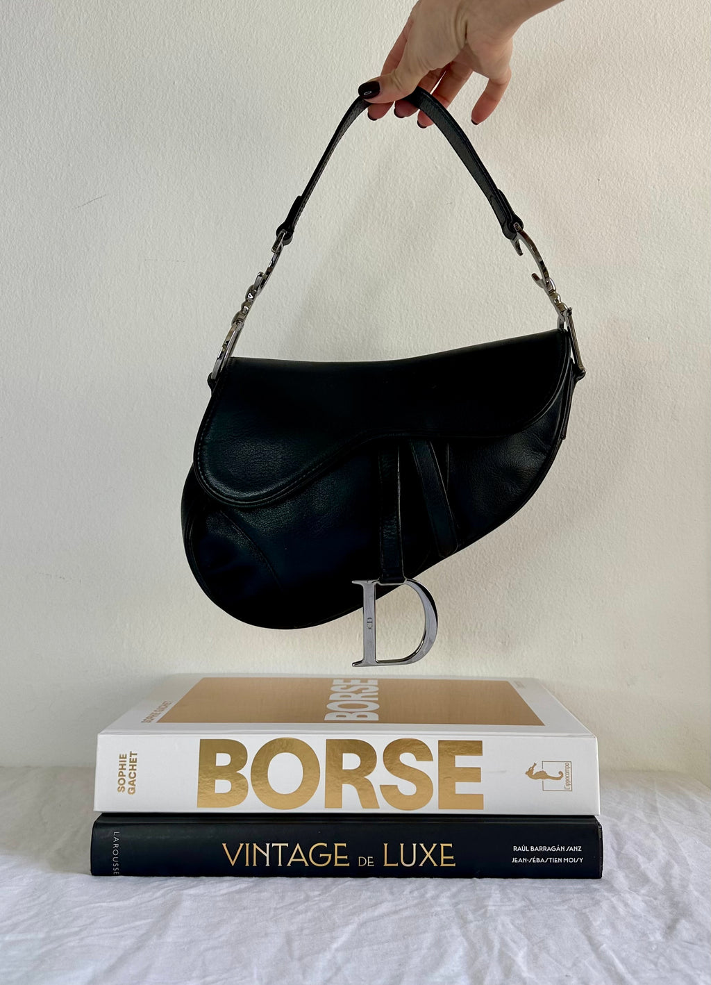 Dior saddle nera