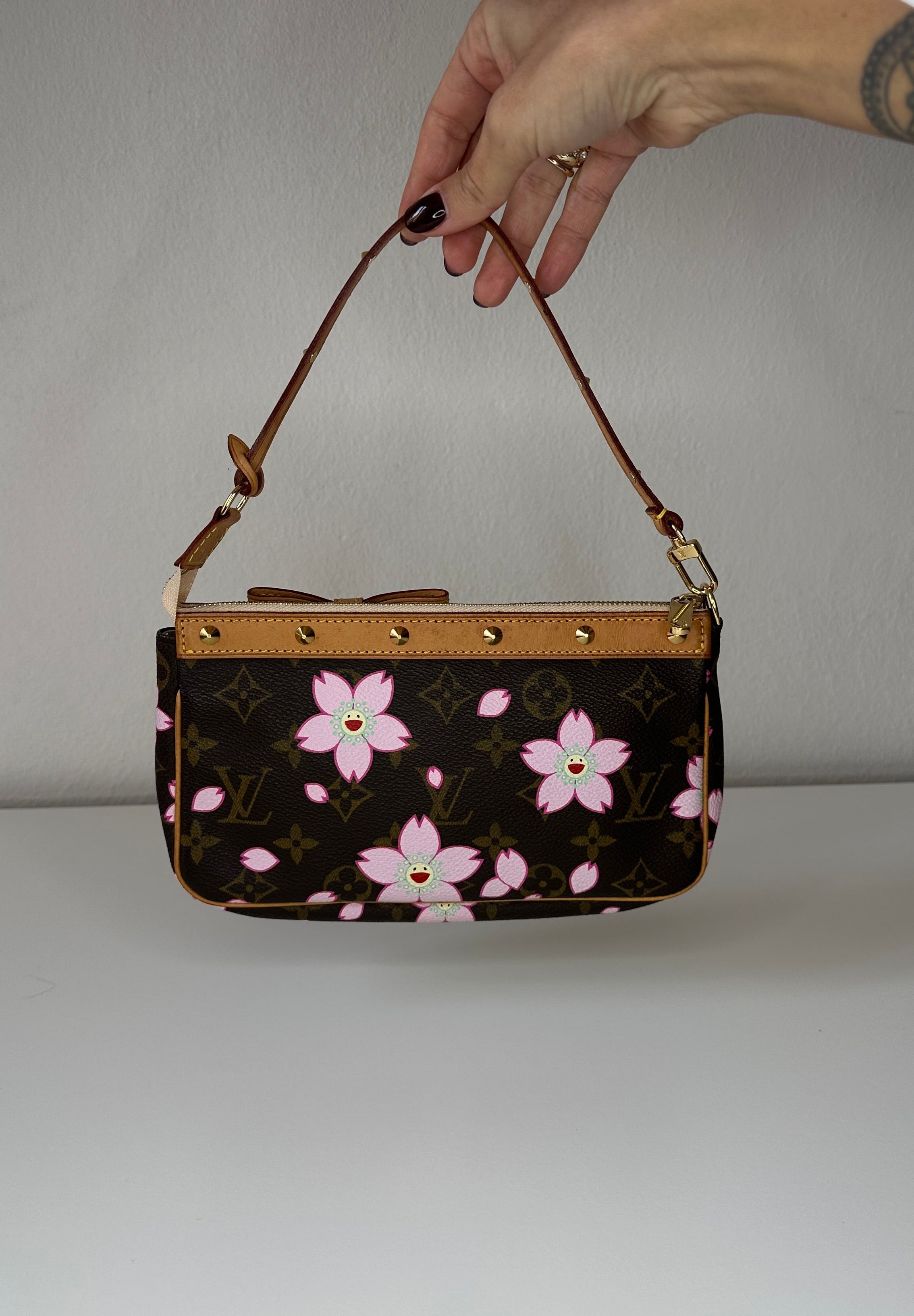 LV x Murakami – Cherry Blossom Pochette – 2003