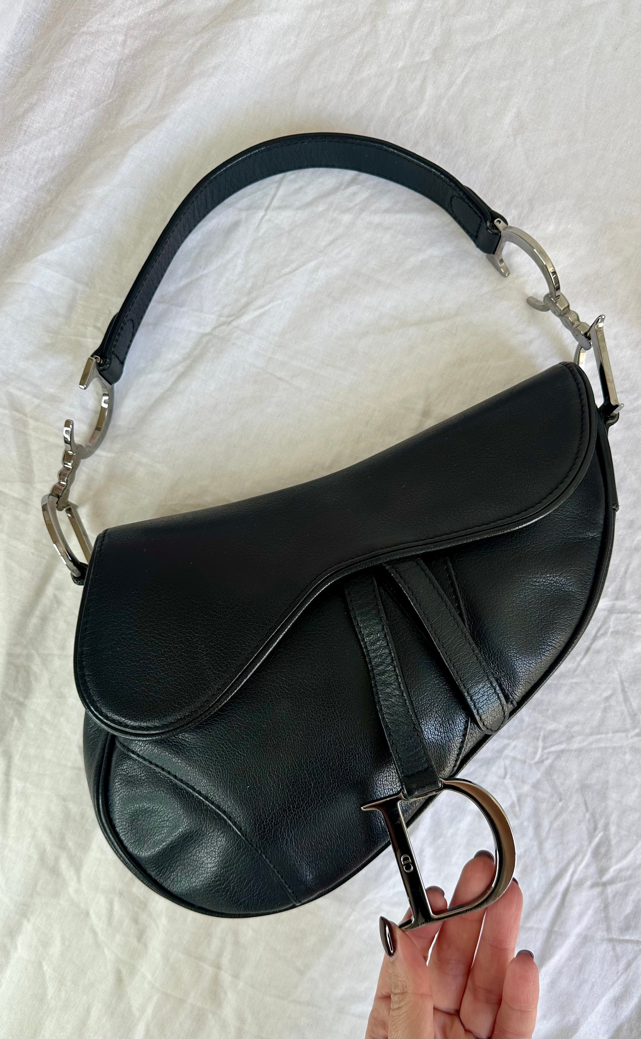 Dior saddle nera