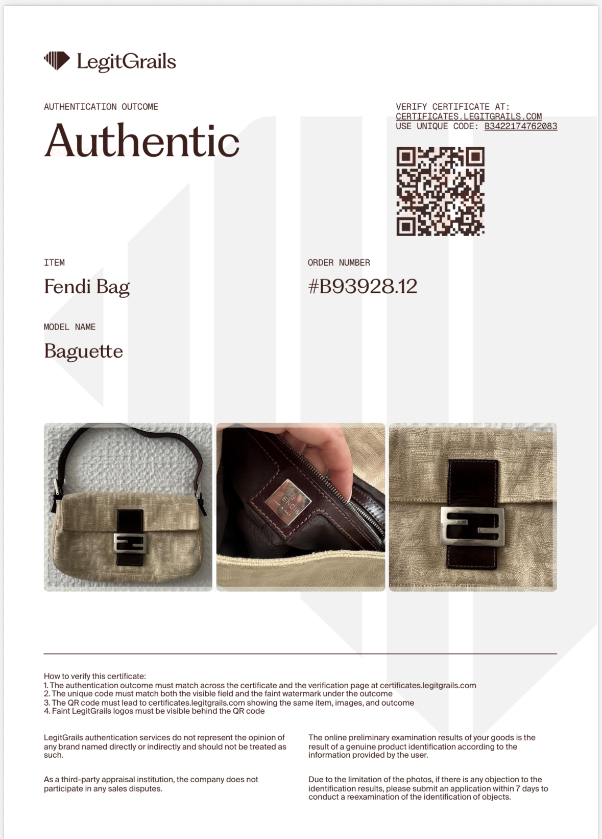 Fendi baguette