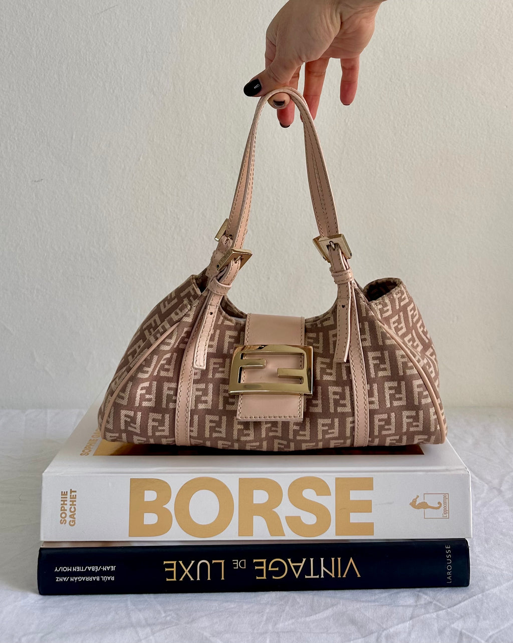 Mini tote Fendi Zucchino