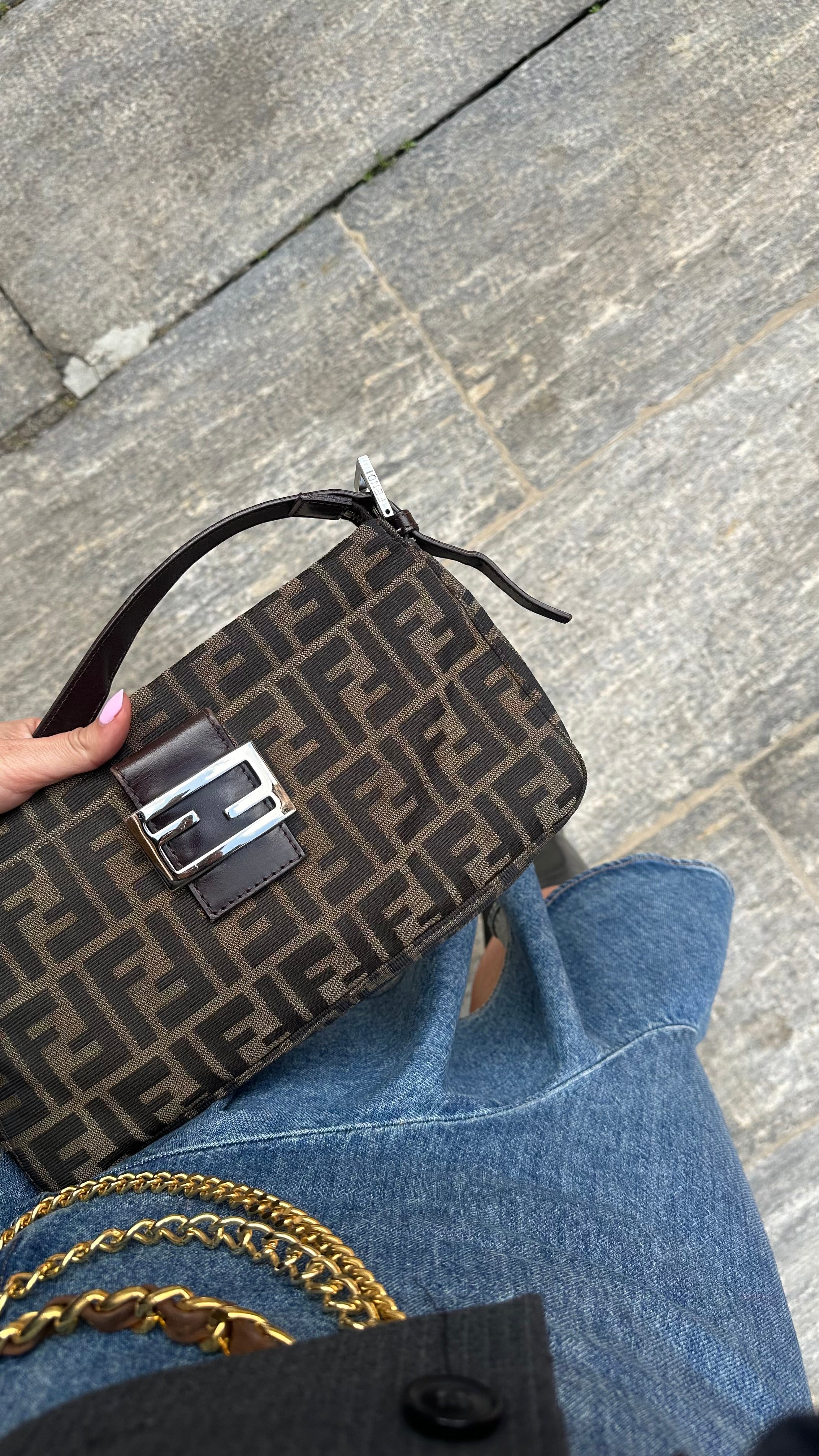 Fendi baguette Zucca