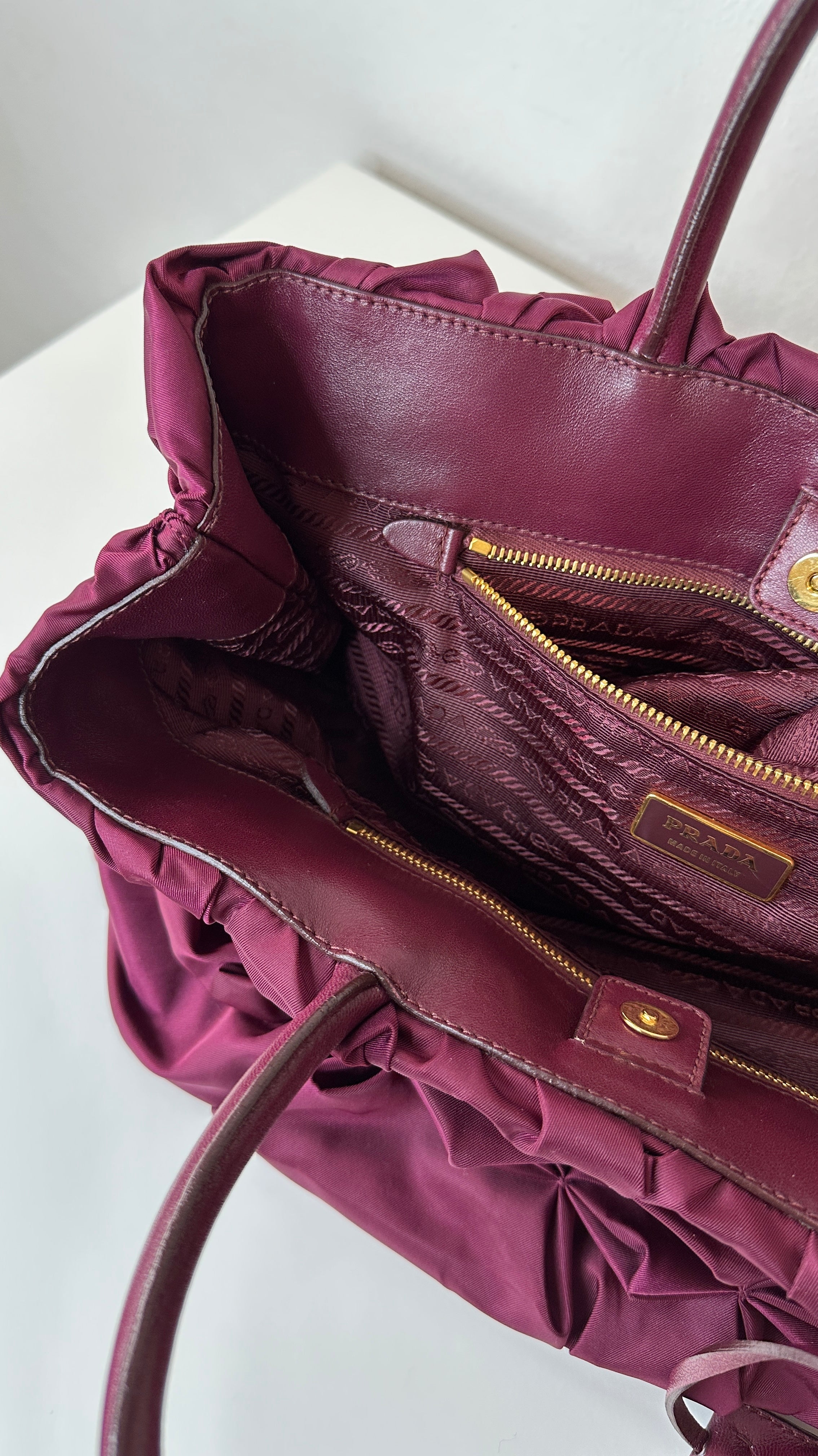 Prada - Tote Plissé