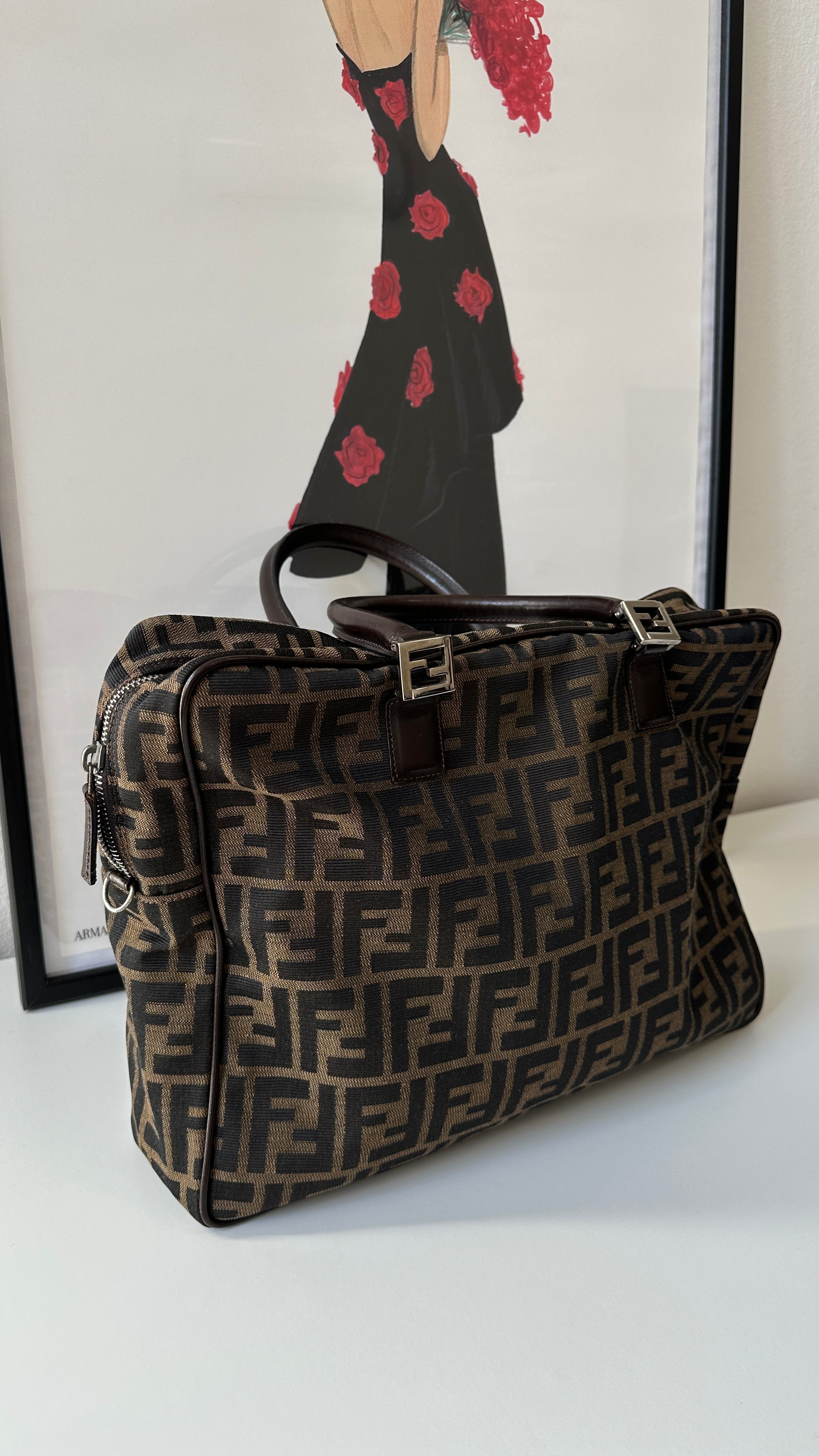 Fendi – Valigetta Zucca Canvas, ca. 1998–1999