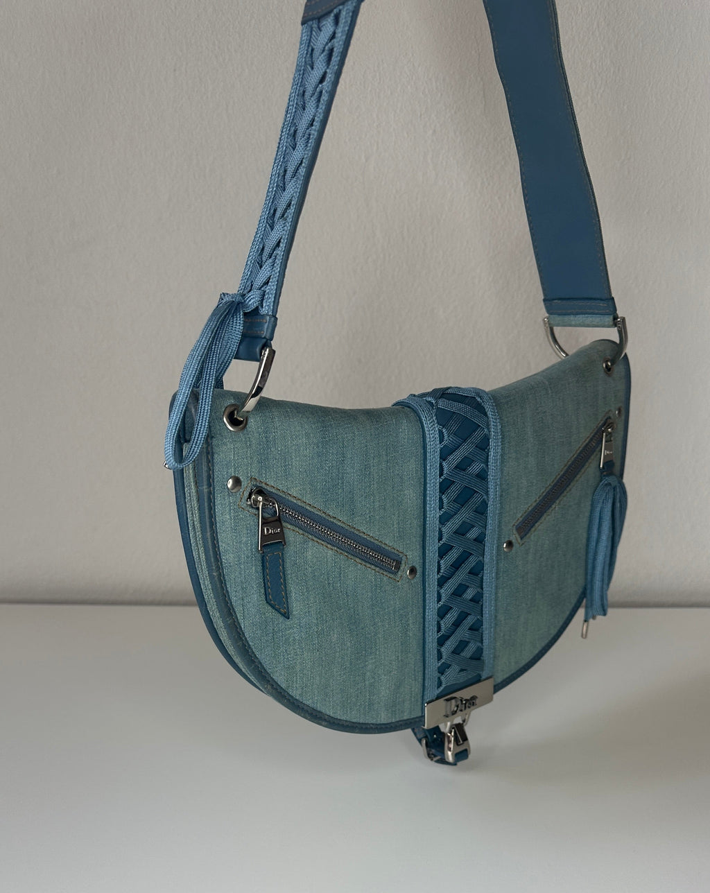 Dior – Denim Saddle Bag