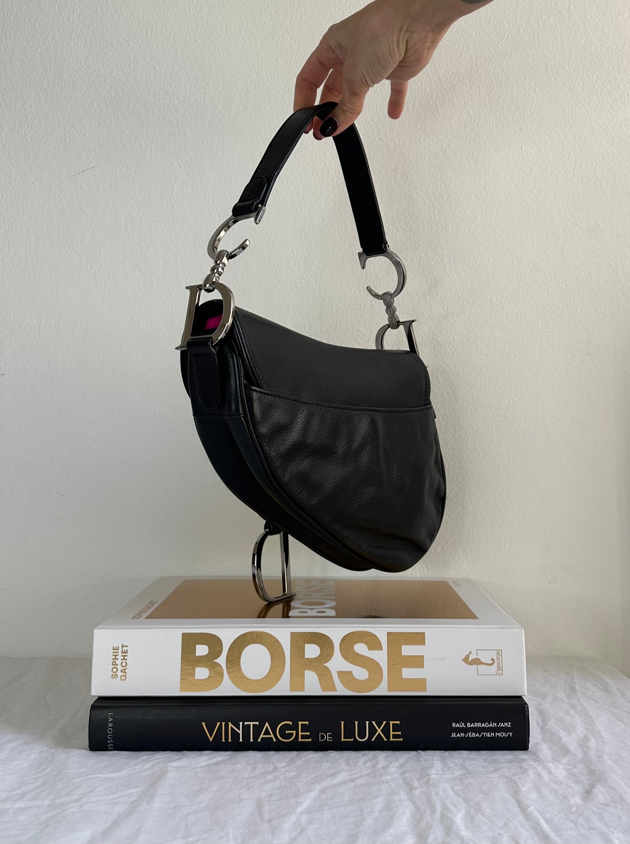 Dior saddle nera