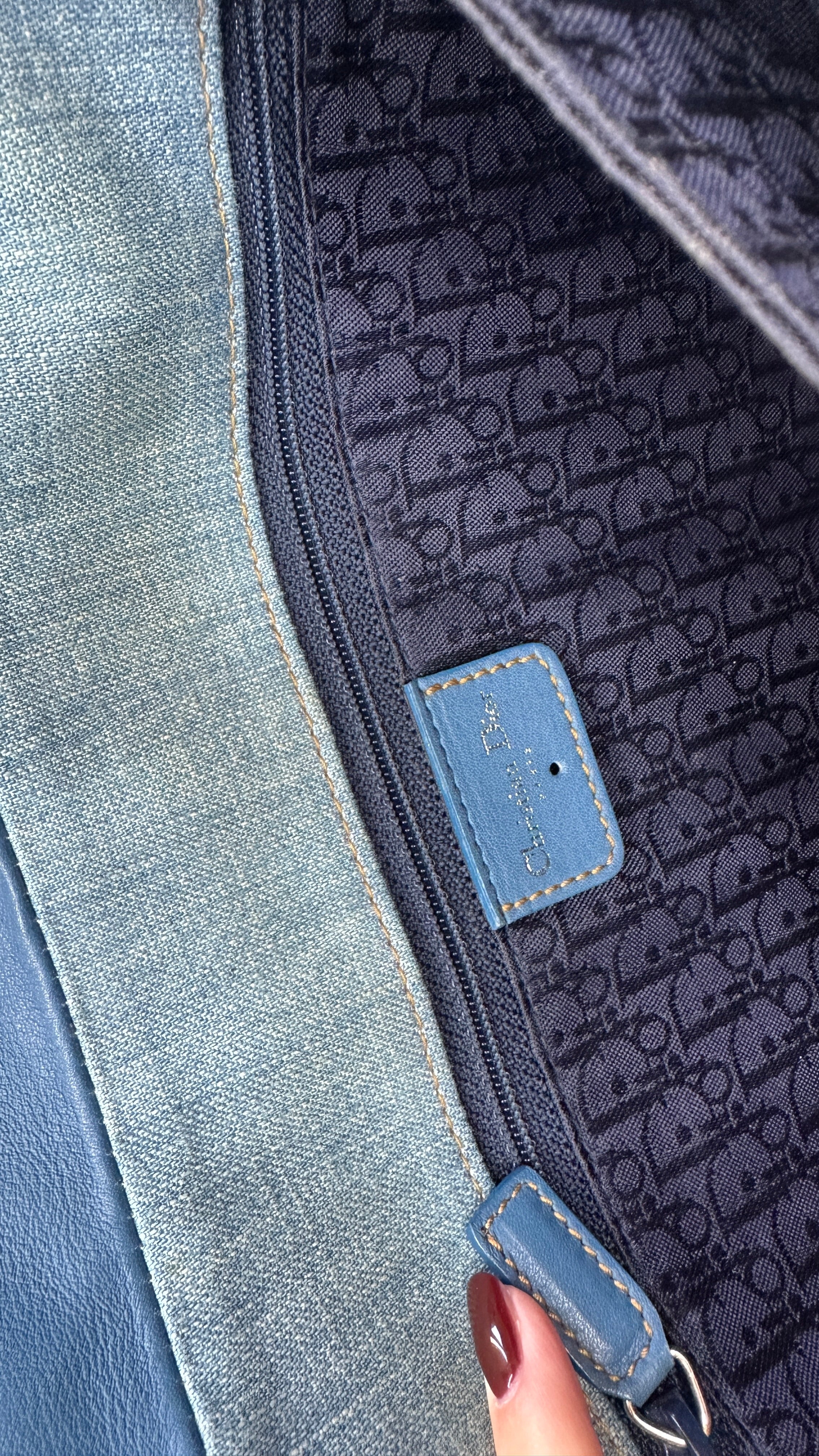 Dior – Denim Saddle Bag