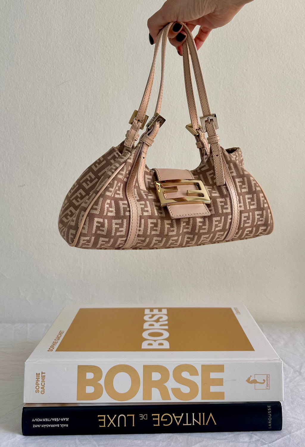 Mini tote Fendi Zucchino