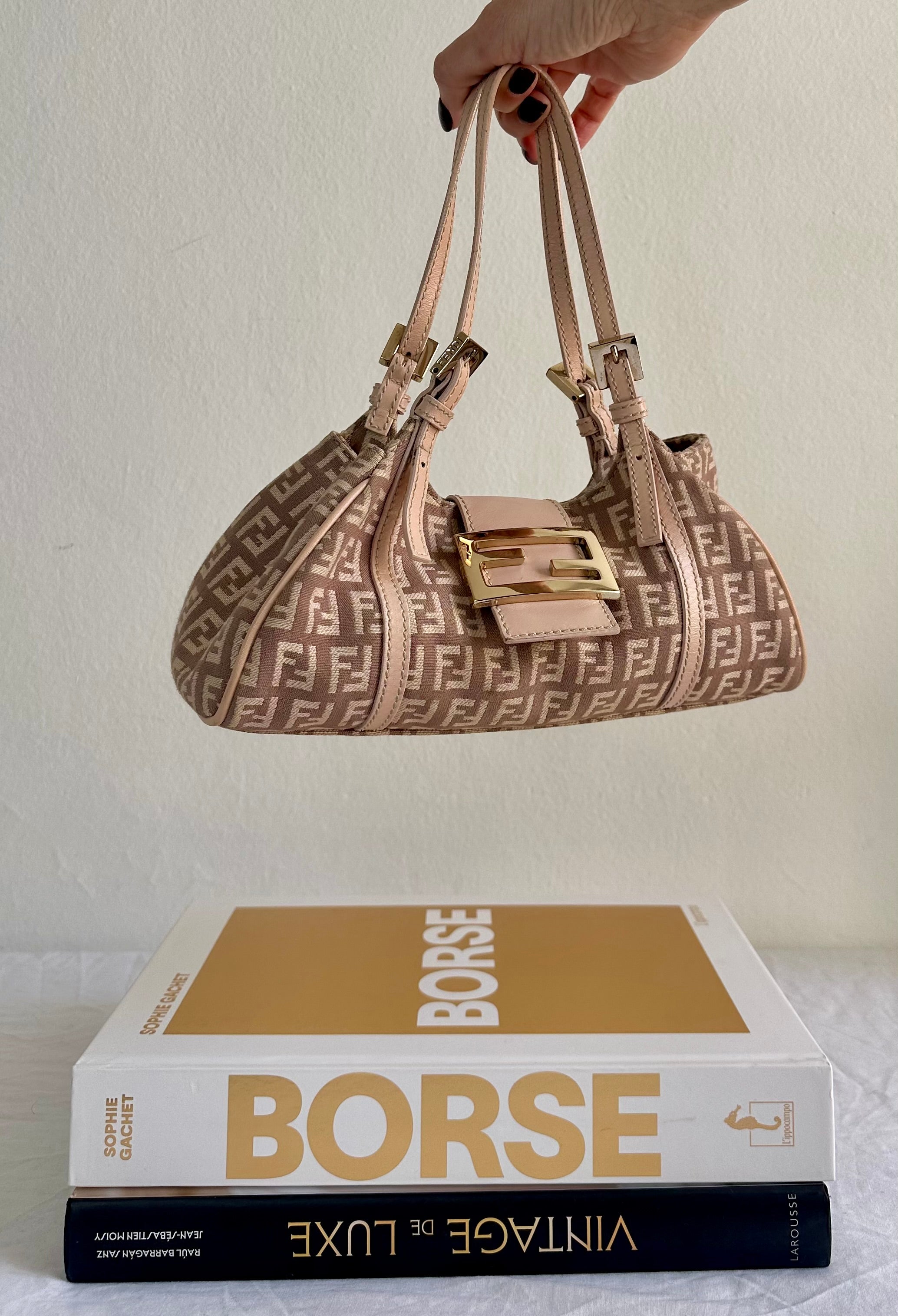 Mini tote Fendi Zucchino