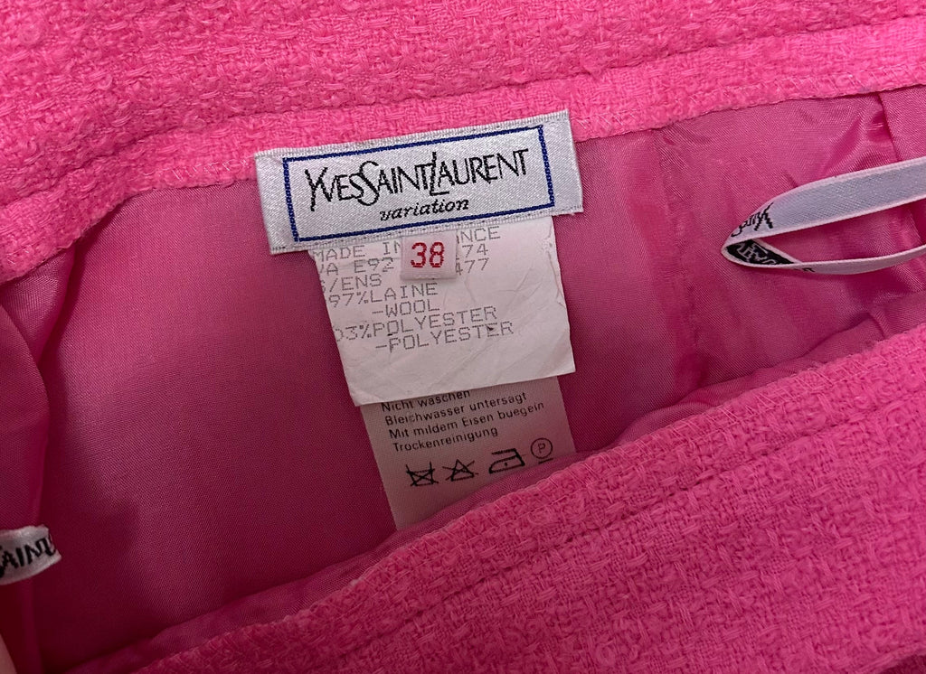 YSL Tailleur rosa vintage