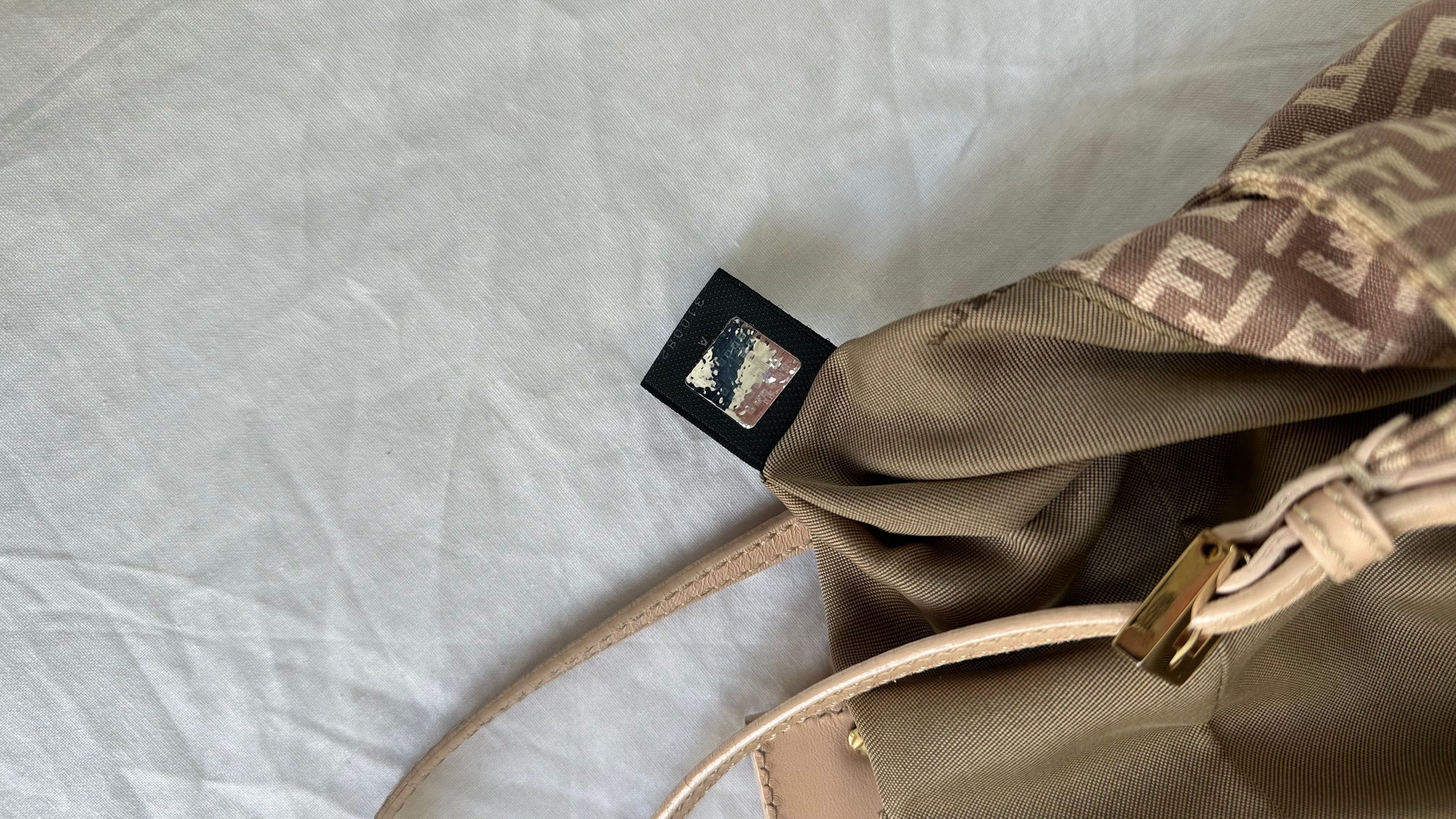 Mini tote Fendi Zucchino