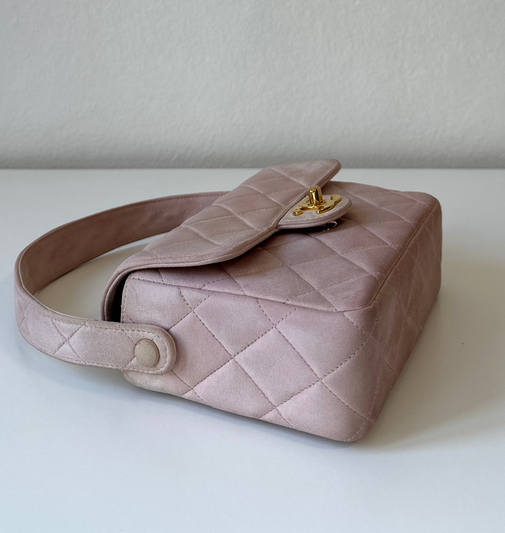 Chanel – Suede Flap Bag