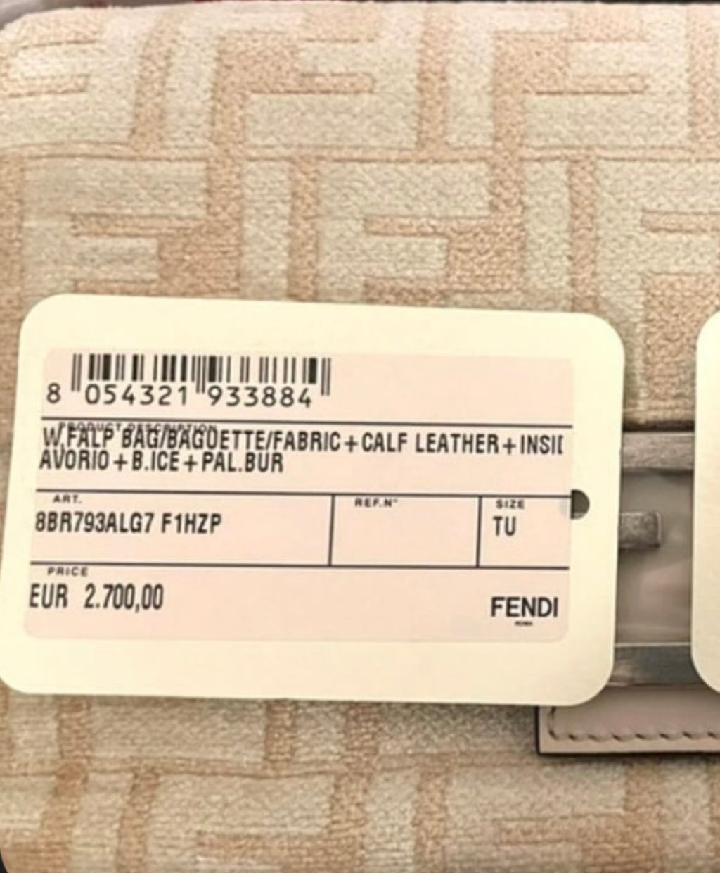 Preorder - Fendi Baguette Chain